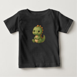 Camiseta De Bebé dinosaurio miniatura