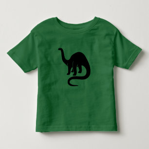 Camiseta De Bebé Dinosaurio - Negro