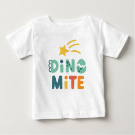Camiseta De Bebé Dinosaurio para bebé, Fiesta para minita de Dino