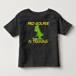 Camiseta De Bebé Dinosaurio Pro Golfer En Formación