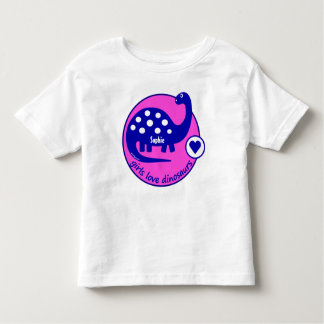 Camiseta De Bebé Dinosaurio rosado brillante adaptable lindo para