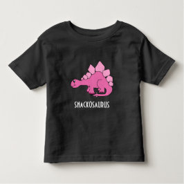 Camiseta De Bebé Dinosaurio rosado lindo; Snackosaurus