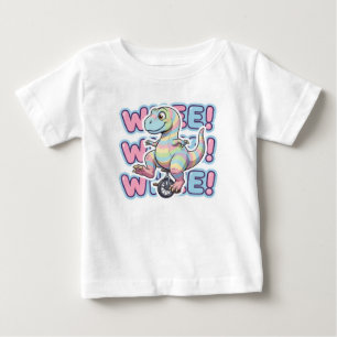 Camiseta De Bebé Dinosaurio, ¡rueda!!!