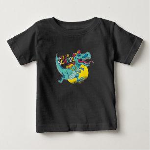Camiseta De Bebé Dinosaurio T-Rex Divertido De Regreso A La Escuela
