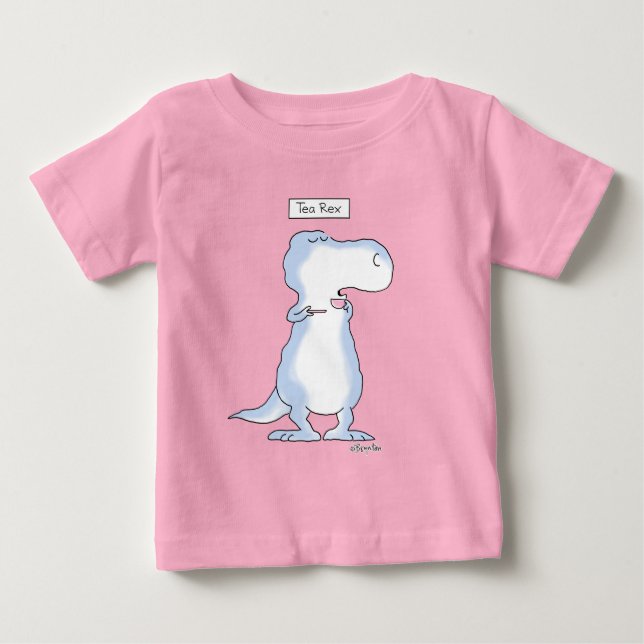 Camiseta De Bebé dinosaurio TEA REX de Boynton (Anverso)