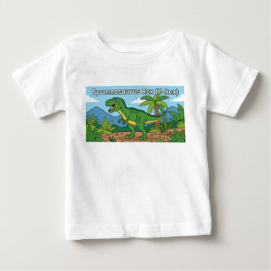 Camiseta De Bebé dinosaurio tyrannosaur rex t-rex