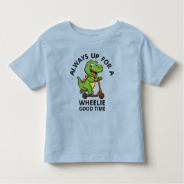 Camiseta De Bebé Dinosaurio verde lindo