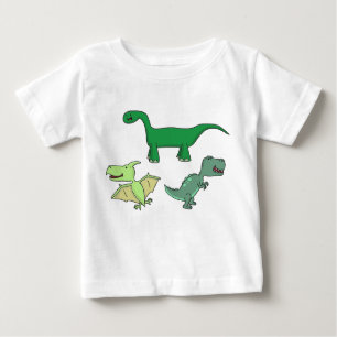 Camiseta De Bebé Dinosaurios