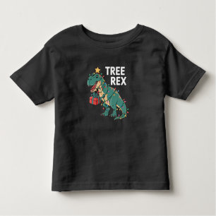 Camiseta De Bebé Dinosaurios Árbol de Navidad Rex Pajamas Luces de 