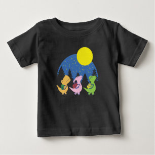 Camiseta De Bebé Dinosaurios Bebés De Vuelta Al Colegio