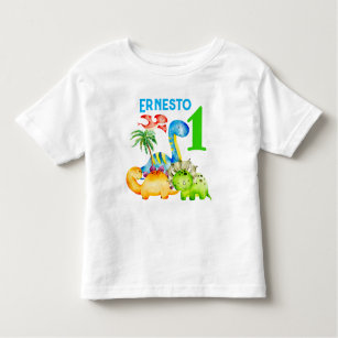 Camiseta De Bebé Dinosaurios bebés fiesta de cumpleaños
