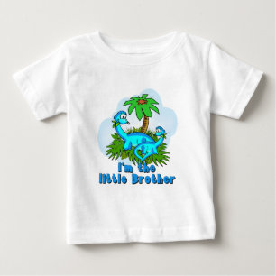 Camiseta De Bebé Dinosaurios del pequeño hermano