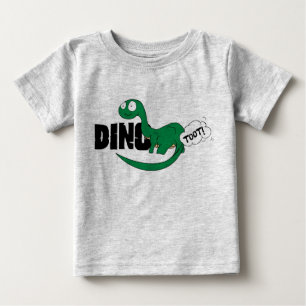 Camiseta De Bebé DinoToot: Bebé de Bronto