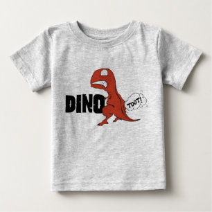 Camiseta De Bebé DinoToot: Bebé de T-Rex