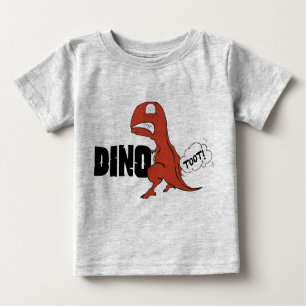 Camiseta De Bebé DinoToot: Bebé T-Rex