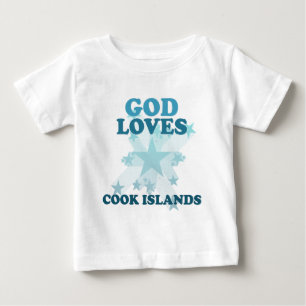 Camiseta De Bebé Dios ama las islas de cocinero