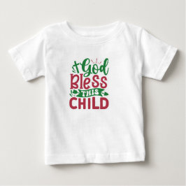 Camiseta De Bebé Dios bendiga a este niño