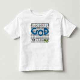 Camiseta De Bebé Dios escucha y escucha a la pequeña camiseta.