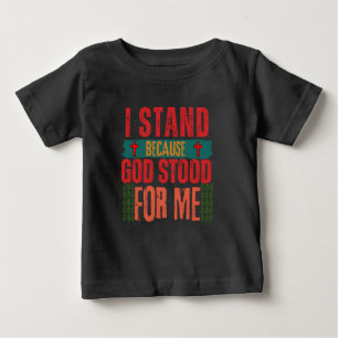 Camiseta De Bebé Dios está conmigo: Cristiano Cristo Cristianismo