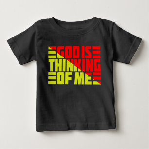 CAMISETA DE BEBÉ DIOS ESTÁ PENSANDO EN MÍ