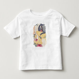 Camiseta De Bebé Dios Krishna con su amor mortal, Radha