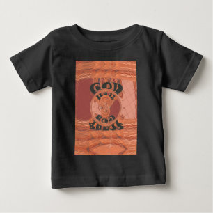Camiseta De Bebé Dios te bendiga el diseño de texto Inspirador.