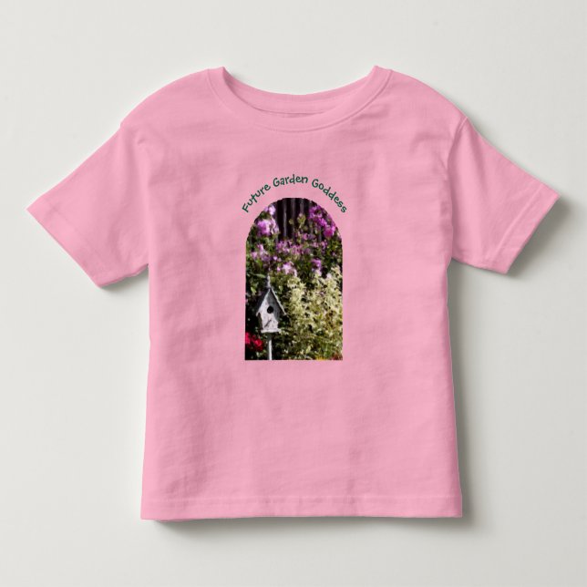 Camiseta De Bebé Diosa del Jardín Futuro Linda (Anverso)
