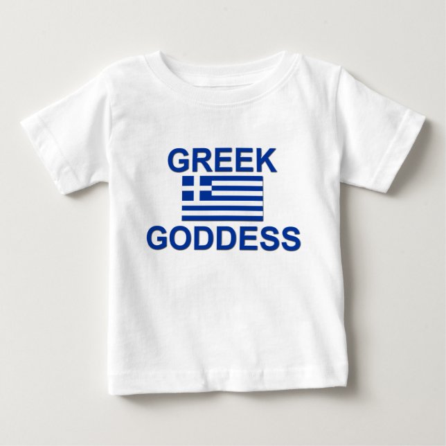 Camiseta De Bebé Diosa griega (Anverso)