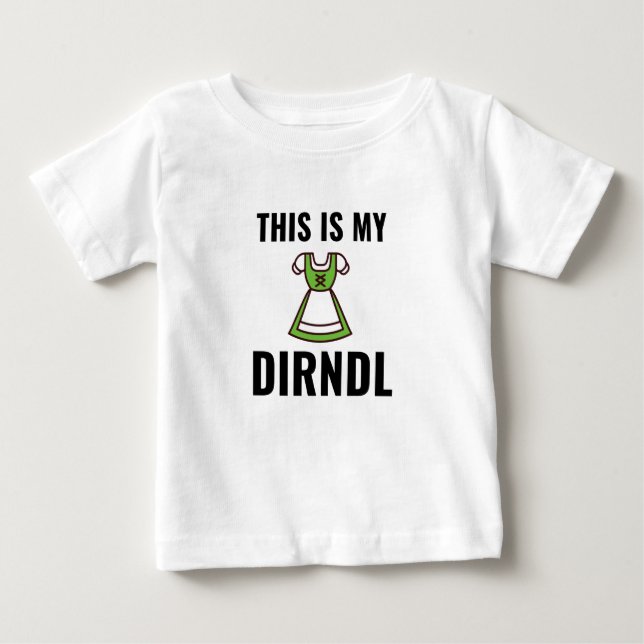 Camiseta De Bebé Dirndl (Anverso)