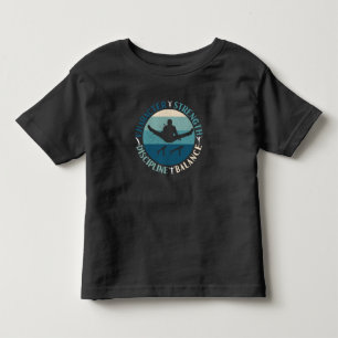 Camiseta De Bebé Disciplina de la fuerza de la gimnasia masculina