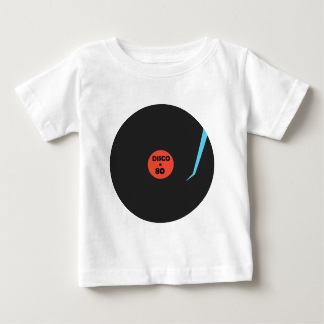 Camiseta De Bebé Disco 80 (Anverso)