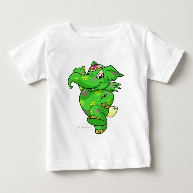 Camiseta De Bebé Disco de Elephante (Anverso)