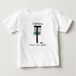 Camiseta De Bebé Disco futuro personalizado Golfer Baby