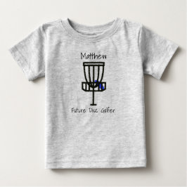Camiseta De Bebé Disco futuro personalizado Golfer Baby