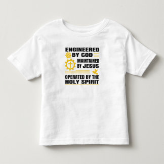 Camiseta De Bebé Diseñado por Dios, mantenido por Jesús,