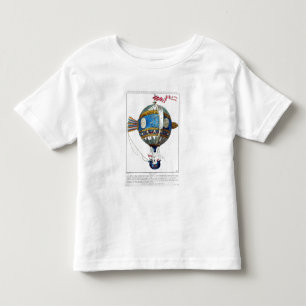 Camiseta De Bebé Diseñe para un globo de aire caliente con un