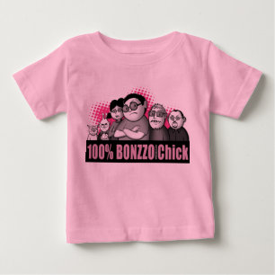 Camiseta De Bebé Diseño "100% BONZZO Chick" de John Rivas