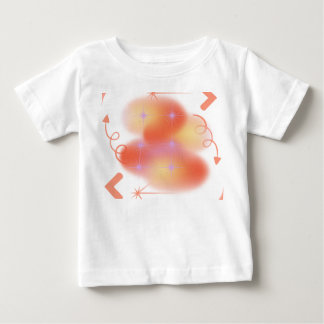Camiseta De Bebé Diseño abstracto de explosión de estrella radiante