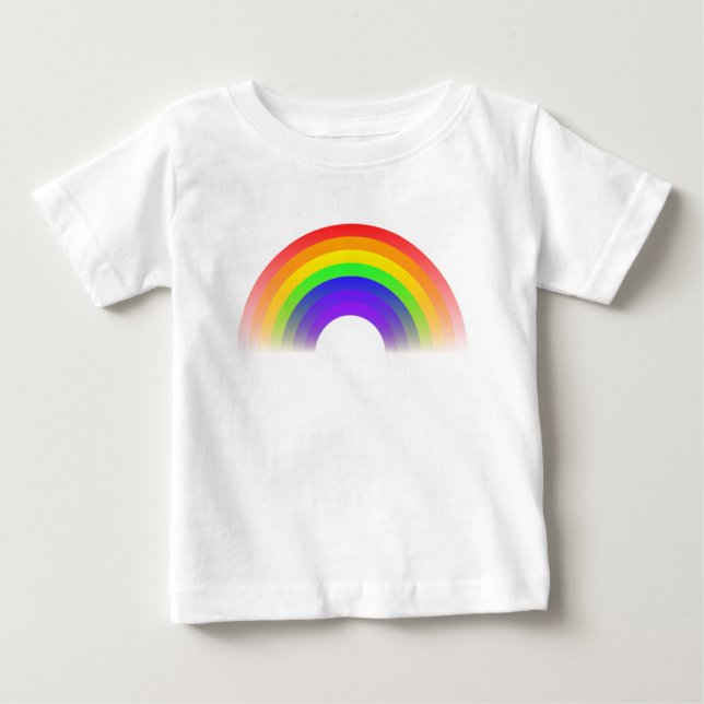 Camiseta De Bebé Diseño arcoiris 24967 (Anverso)