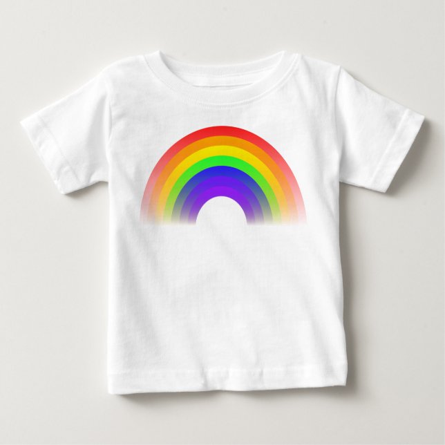 Camiseta De Bebé Diseño arcoiris 24967 (Anverso)