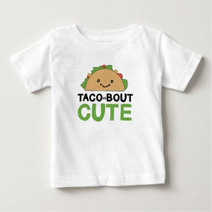 Camiseta De Bebé Diseño artístico de tacos cutáneos de tono de Happ