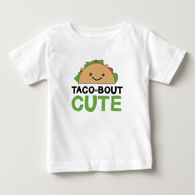 Camiseta De Bebé Diseño artístico de tacos cutáneos de tono de Happ (Anverso)