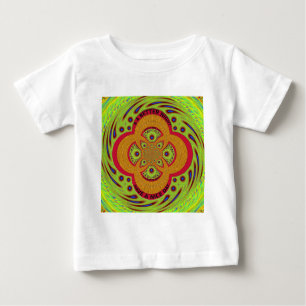 Camiseta De Bebé Diseño asombroso del patrón de manala africano