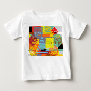 Camiseta De Bebé Diseño Bauhaus Tres