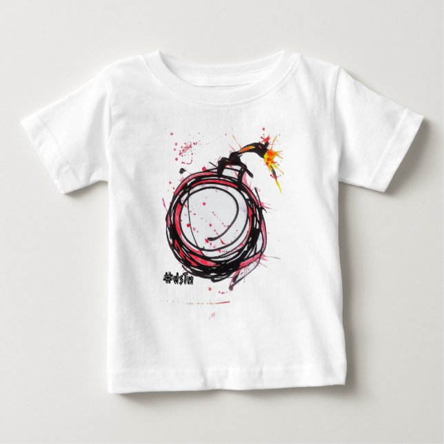 Camiseta De Bebé Diseño-Bomba original (Anverso)