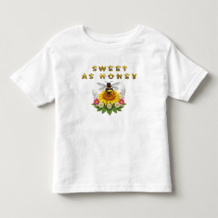 Camiseta De Bebé 🐝 Diseño de Abeja para Ropa Infantil Diario 🐝