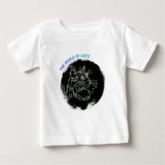 Camiseta De Bebé Diseño de amante de gatos cortado
