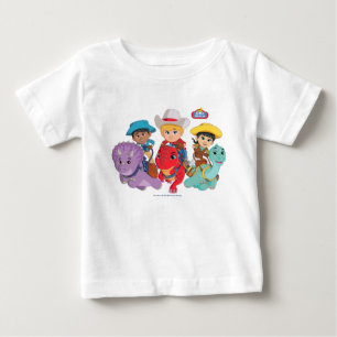Camiseta De Bebé Diseño de amigos de Dino Ranch