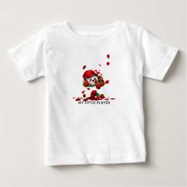 Camiseta De Bebé Diseño de amor de béisbol lindo