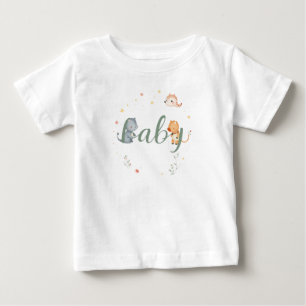Camiseta De Bebé Diseño de anuncio de nacimiento para bebés pequeño